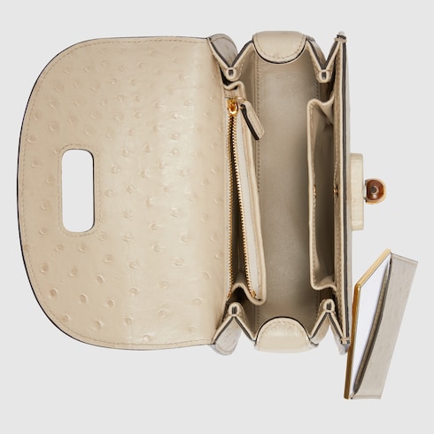 [구찌 뱀부 1947] 오스트리치 핸드백