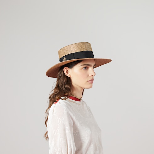 Chapeau en papier et lamé