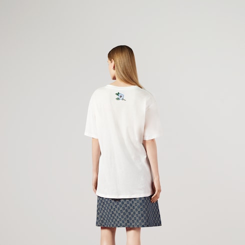T-shirt oversize à logo Gucci