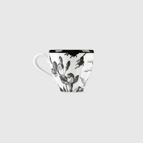 Herbarium coffee cup and saucer, set of two Detail 3