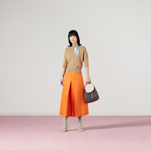 Cashmere top with Horsebit