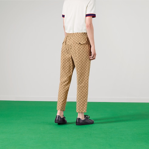 GG canvas track bottoms