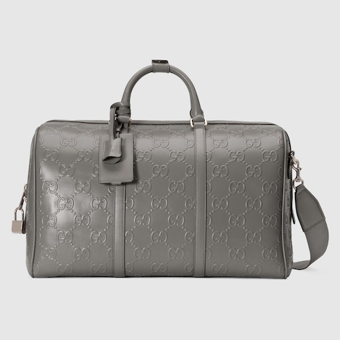GG embossed duffle bag