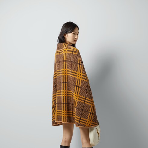 Gucci 双面针织羊毛斗篷. 7