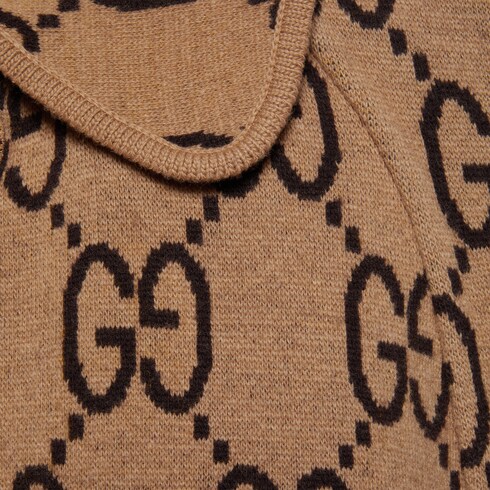 Gucci 双面针织羊毛斗篷. 8