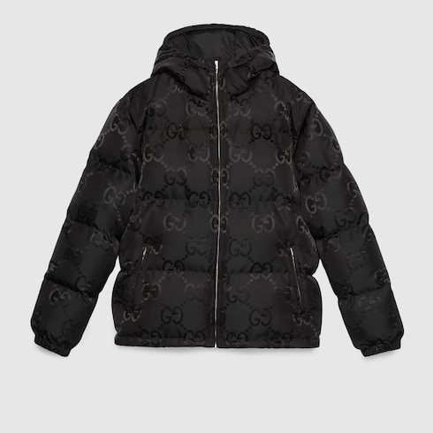 Jumbo canvas jacket black | GUCCI®