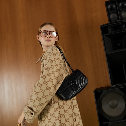 Gucci borsa a spalla gg marmont media donna new arrivals