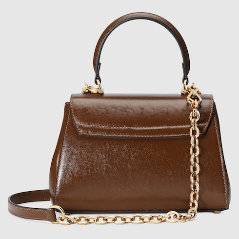 Mini borsa Gucci Horsebit 1955 in pelle marrone chiaro GUCCI Italia