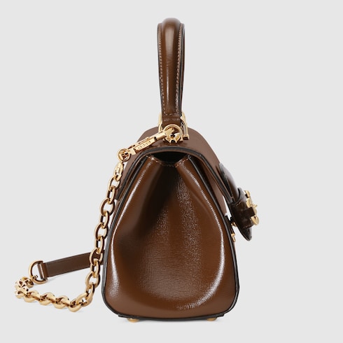 Gucci Horsebit 1955 Mini Henkeltasche in hellbraunes Leder GUCCI DE