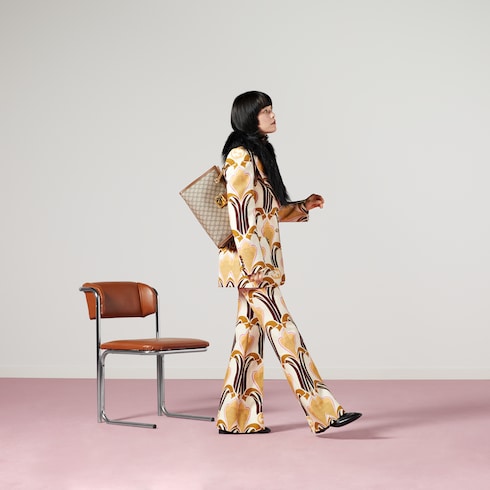 Bolso tote Padlock tamaño grande