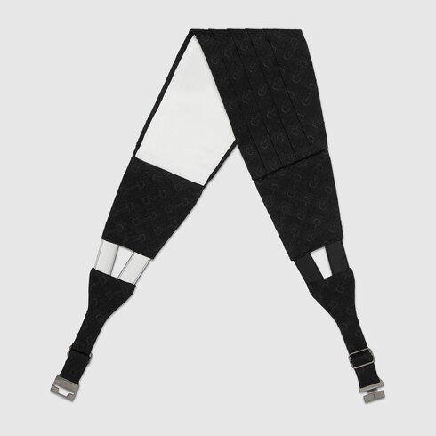 Gucci Wool silk Horsebit jacquard cummerbund. 2 Gucci Wool silk Horsebit jacquard cummerbund. 2