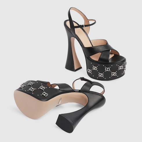 GUCCI グッチ Platform Heel 37/23.5cm GG 19A GUCCI グッチ Platform Heel 37/23.5cm GG 19A