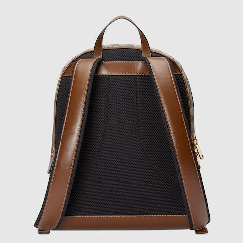 Interlocking G logo leather backpack, Gucci Kids