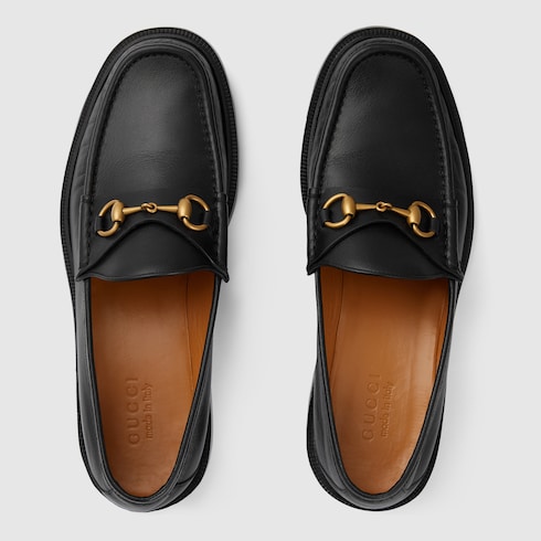 Gucci black cheap loafers mens