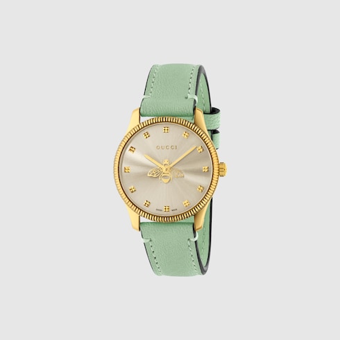 Gucci G-Timeless watch with bee, 29 mm. 3 Gucci G-Timeless watch with bee, 29 mm. 3