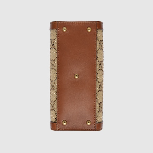 Маленький-сумка-тоут Gucci Diana с кристаллами