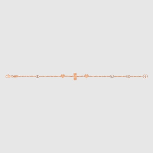 Icon 18k heart bracelet
