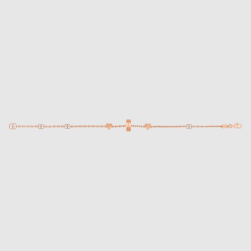 Icon 18k heart bracelet