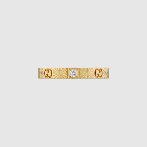 Bague cœur à diamant Icon 18 carats