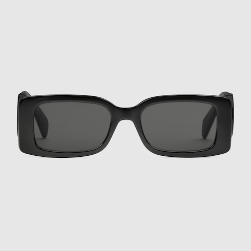 Rectangular frame sunglasses