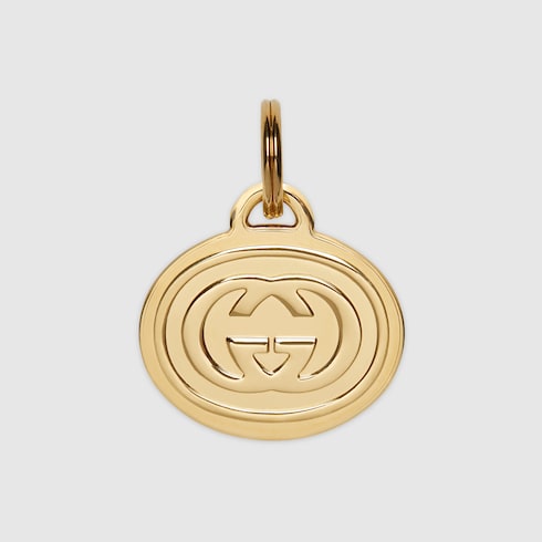 Interlocking G pet tag