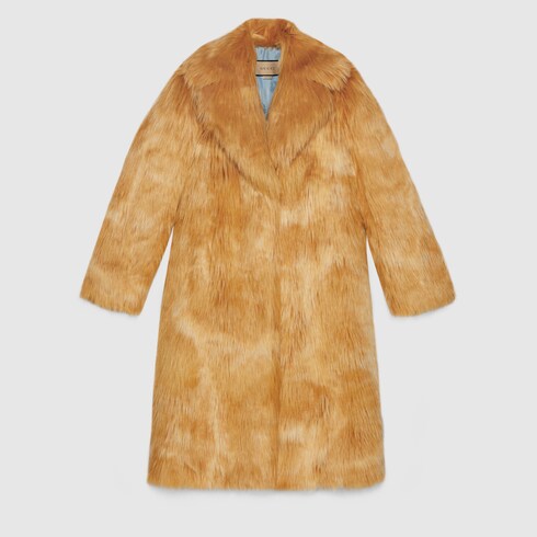 Coat in Yellow Ready-to-wear | GUCCI® SI