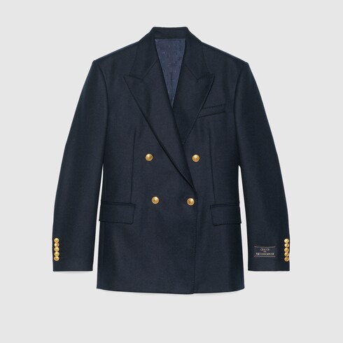 Gucci Cashmere jacket with label detail - 715188Z65194330