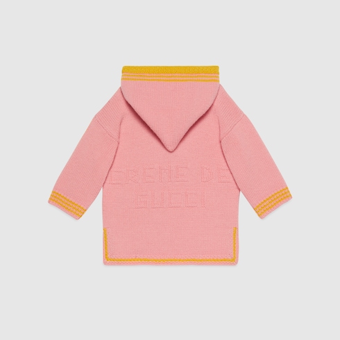 Baby hooded wool coat