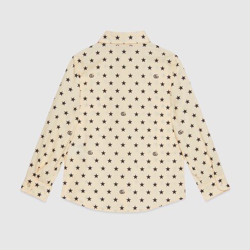 Children's stars print cotton shirt