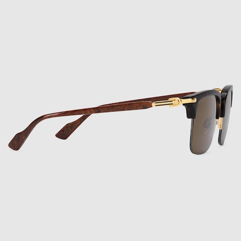 Rechteckige Sonnenbrille