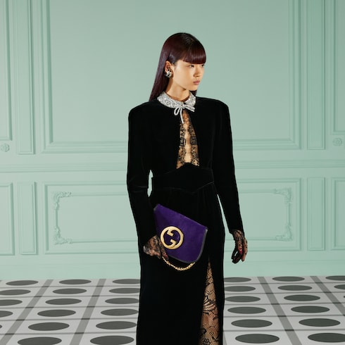 Gucci Blondie calf hair shoulder bag