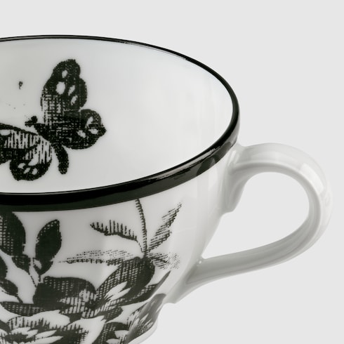 Herbarium teacup and saucer, set of two Detail 5