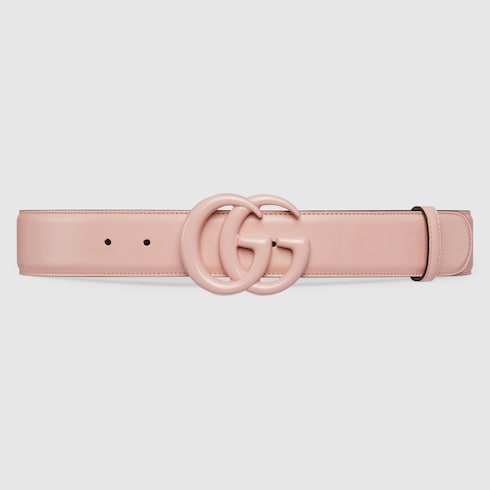 Women's Gucci GG Buckle Belt Leather With Receipt Size 80