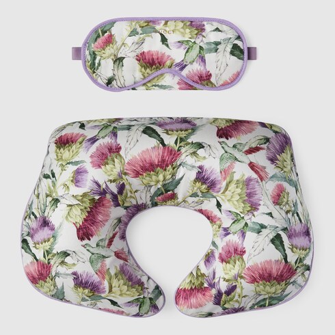 Gucci Flower print cotton travel set. 1