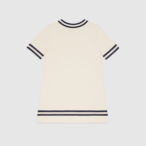 Children's cotton dress with Horsebit