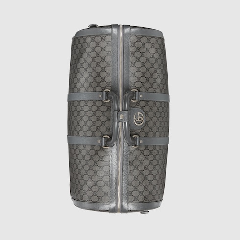 Sac de voyage Ophidia grande taille en toile Supreme gris et noir