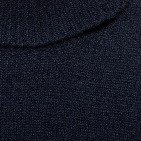 Pull à col roulé en maille de cachemire