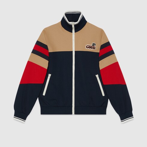 Gucci Men Camel Cotton Jacket