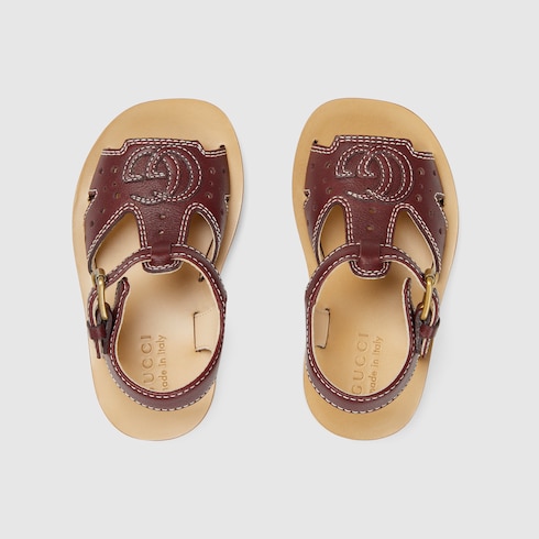 Gucci Toddler Interlocking G sandal. 4