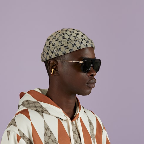 Gucci aviator acetate sales sunglasses