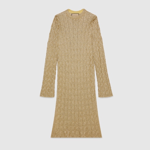 Gucci 25 Knitted Dress Black Viscose