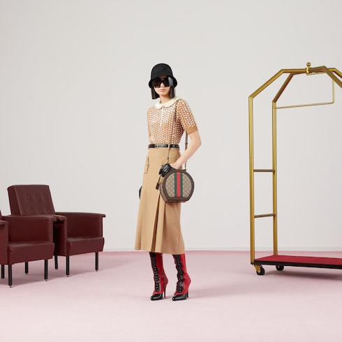 [구찌 사보이] 웹(Web) 엑스트라 스몰 모자 박스