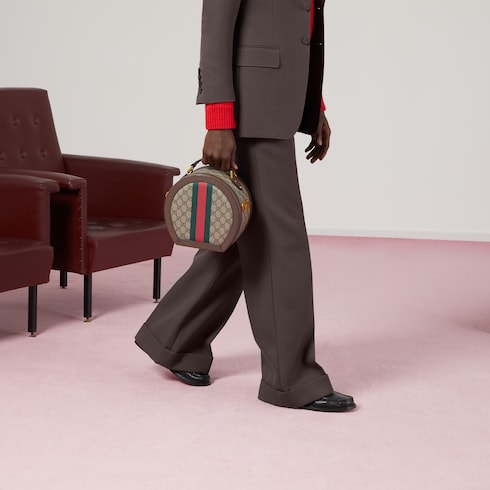 Gucci Savoy extra small hat case with Web