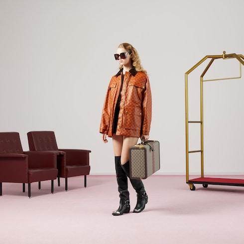 Gucci Savoy medium rigid suitcase
