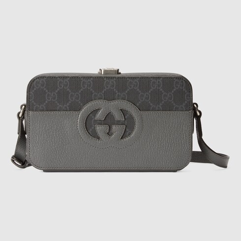 Gucci Top handle bag with cut-out Interlocking G. 1