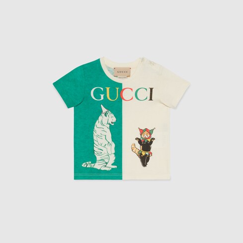 婴儿印花棉质T恤