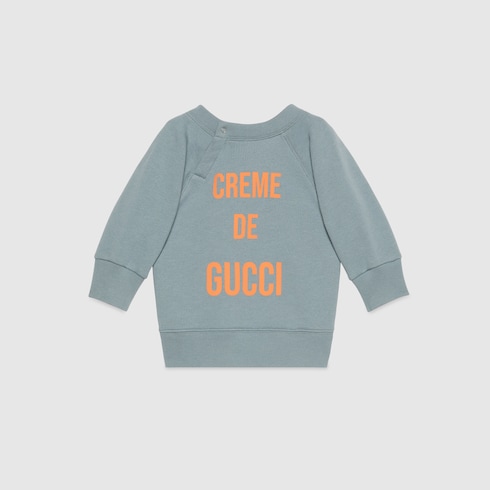 Baby printed cotton sweatshirt