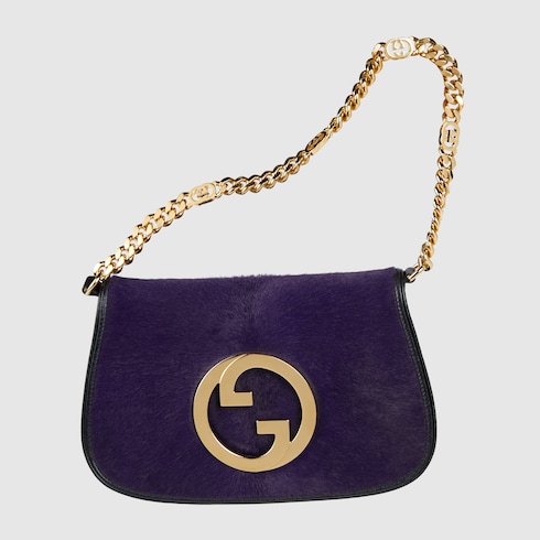 Gucci Blondie calf hair shoulder bag