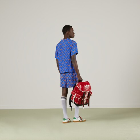 adidas x Gucci Trefoil print shorts