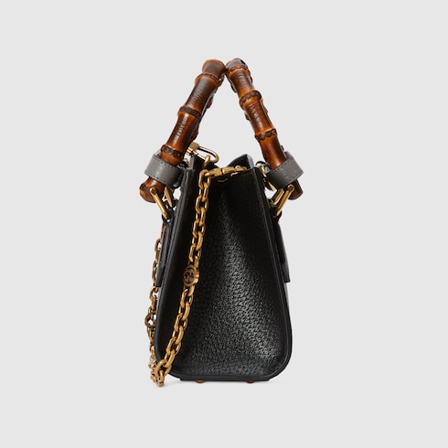 Gucci Diana large shoulder bag in black leather